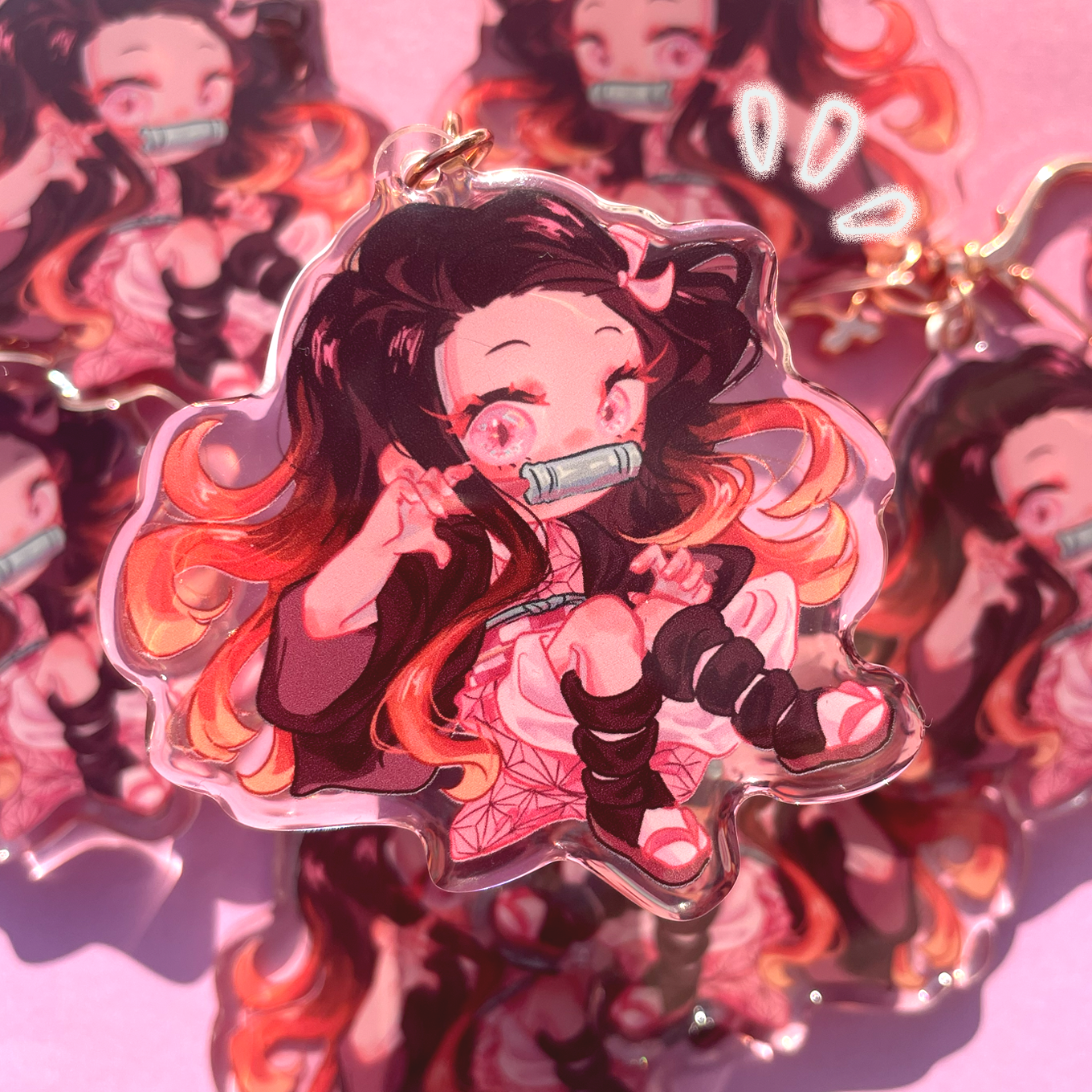 Nezuko keychain