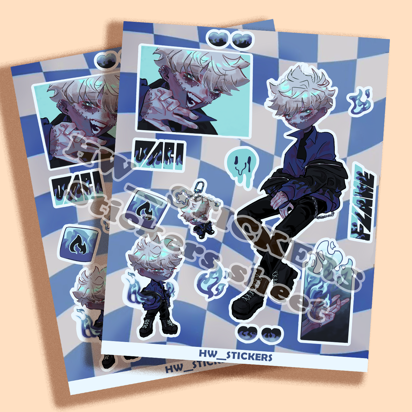 Dabi sticker sheet – Hw__stickers