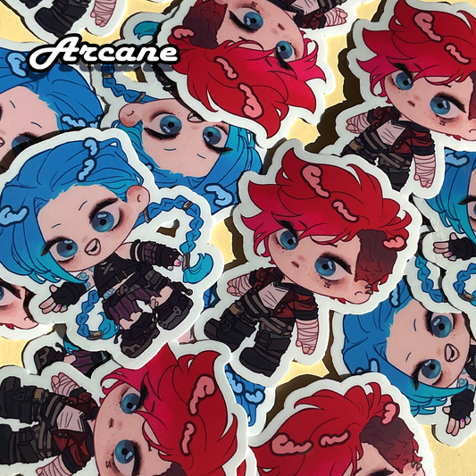 Arcane chibi stickers