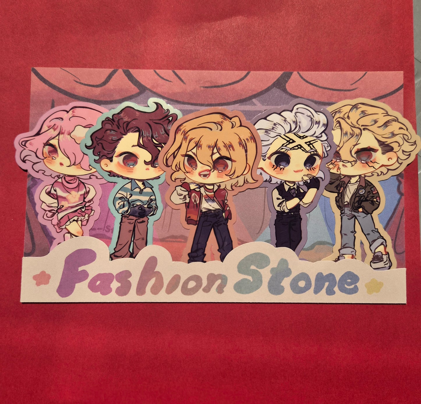Fashion stone sticker