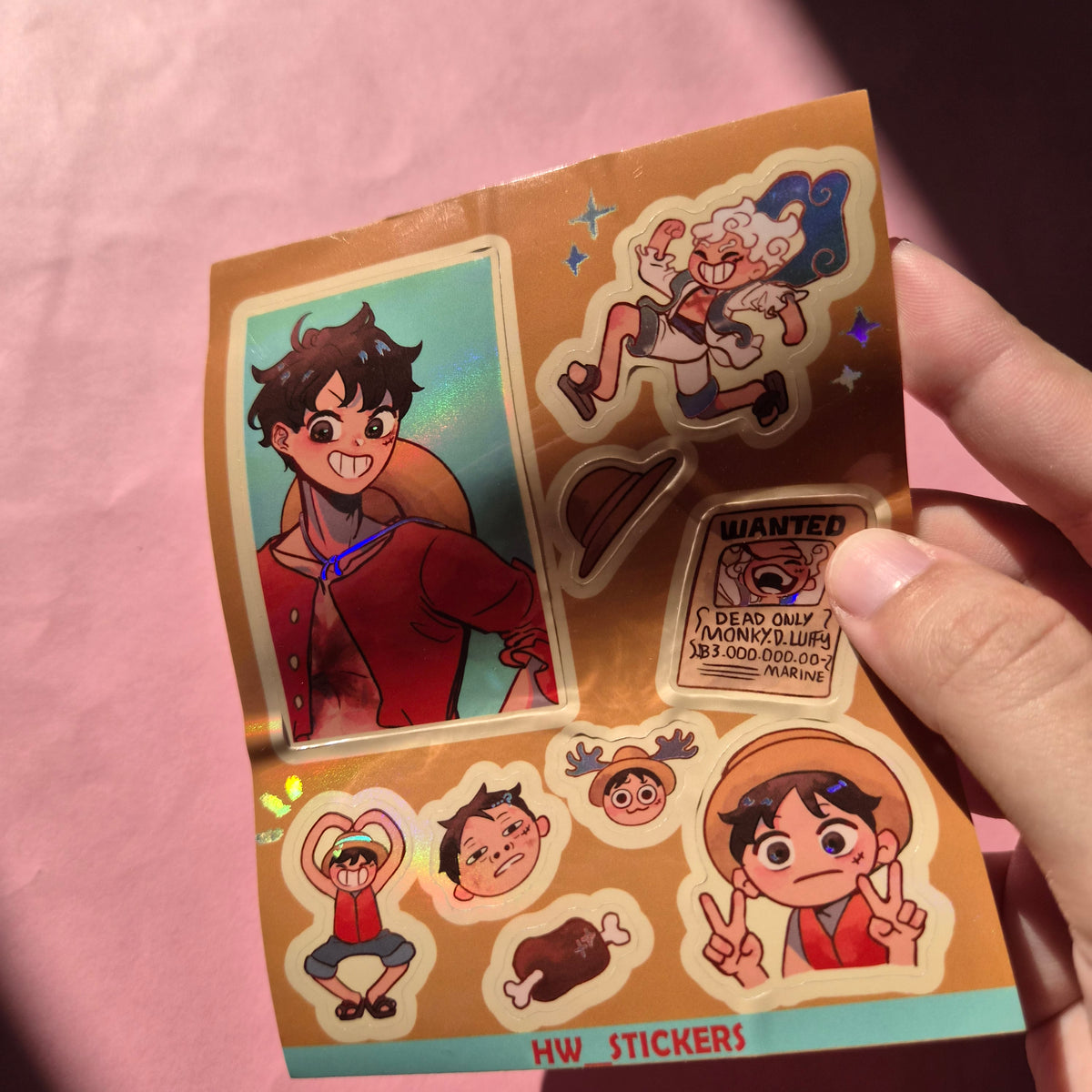 Special Lufy Sticker sheet