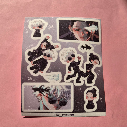 Special Gojo and Geto Sticker sheet