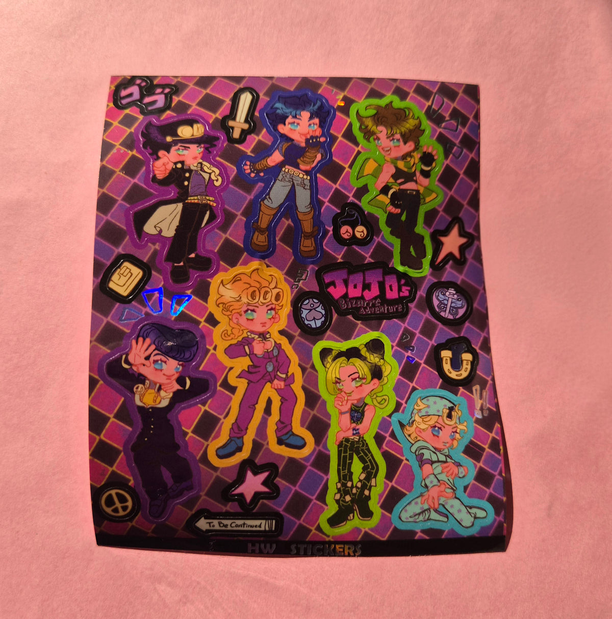 Special JOJO Sticker sheet