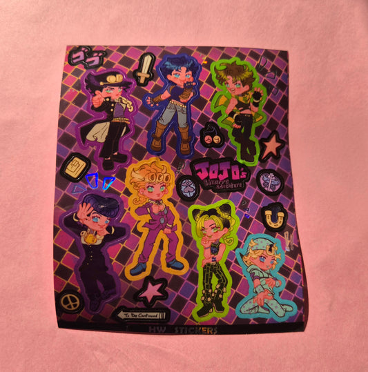 Special JOJO Sticker sheet