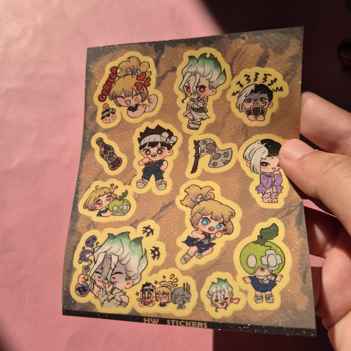 Special Dr. Stone Ver.1 Sticker sheet