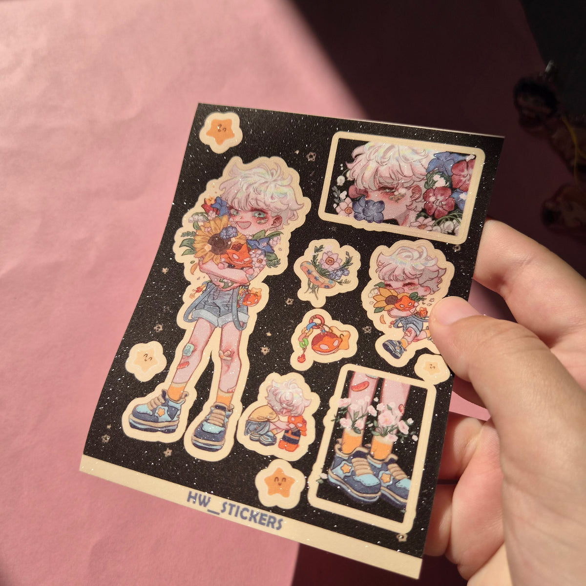 Special Touya Flower Sticker sheet