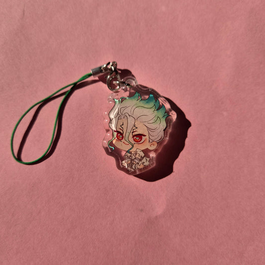 Senku phone charm
