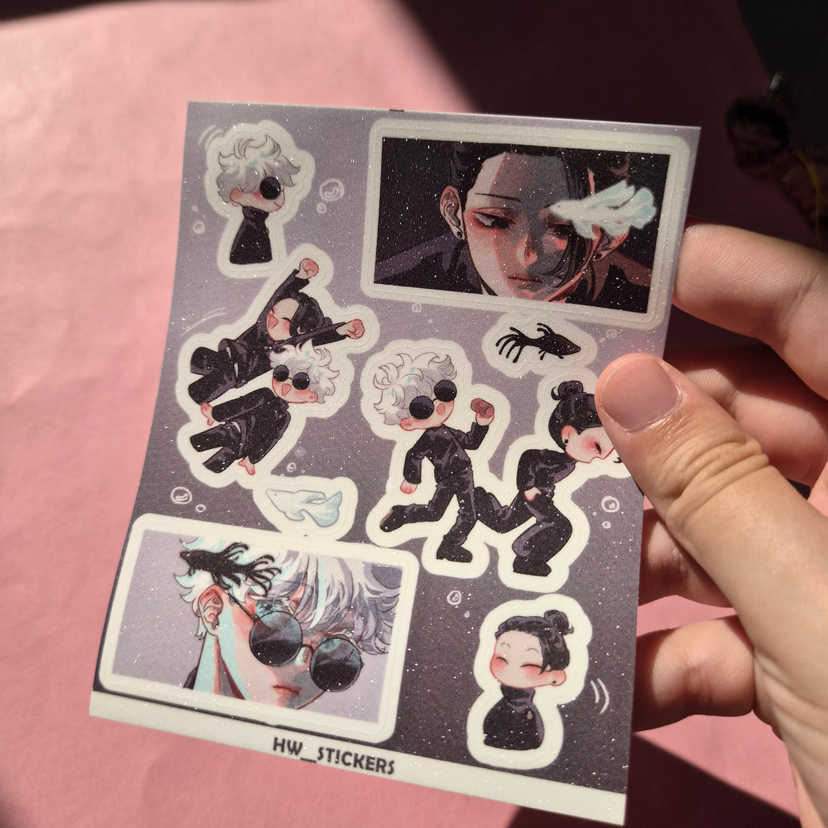Special Gojo and Geto Sticker sheet