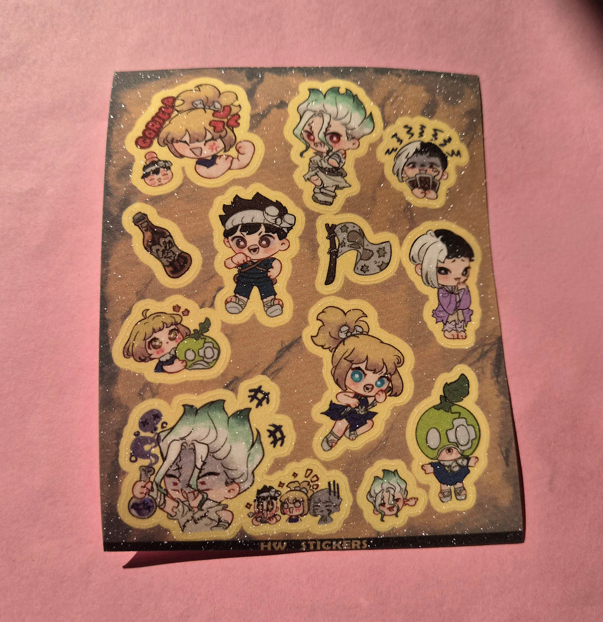 Special Dr. Stone Ver.1 Sticker sheet