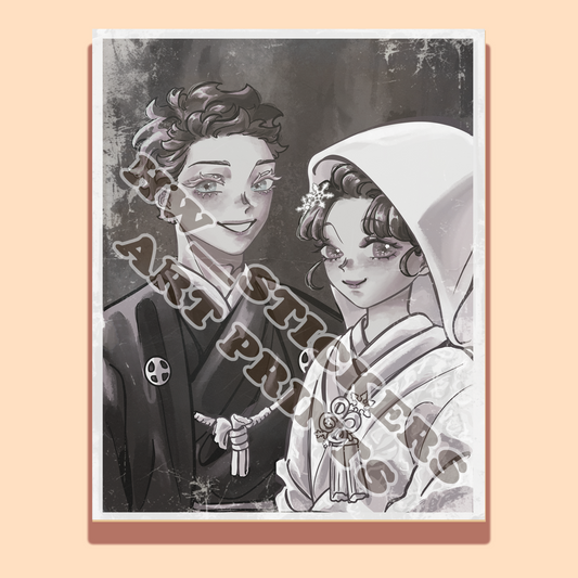 Hakuji's Wedding print