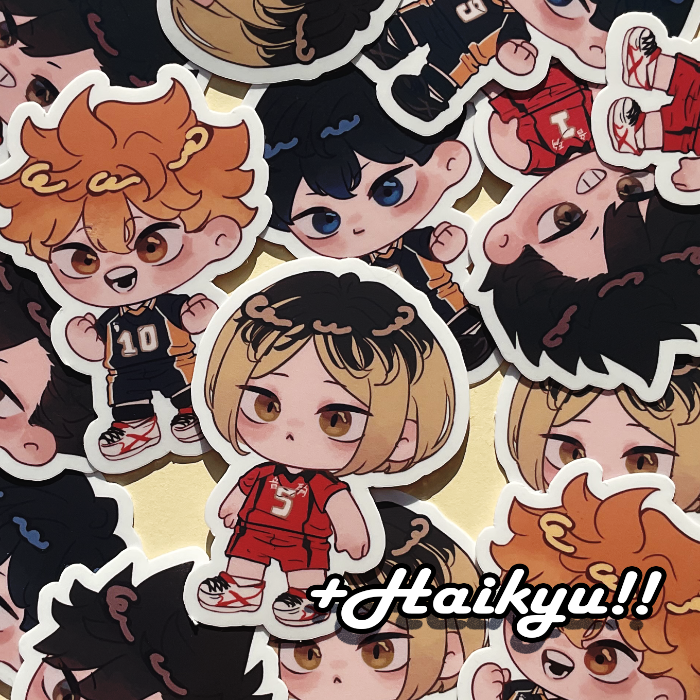 HQ chibi stickers